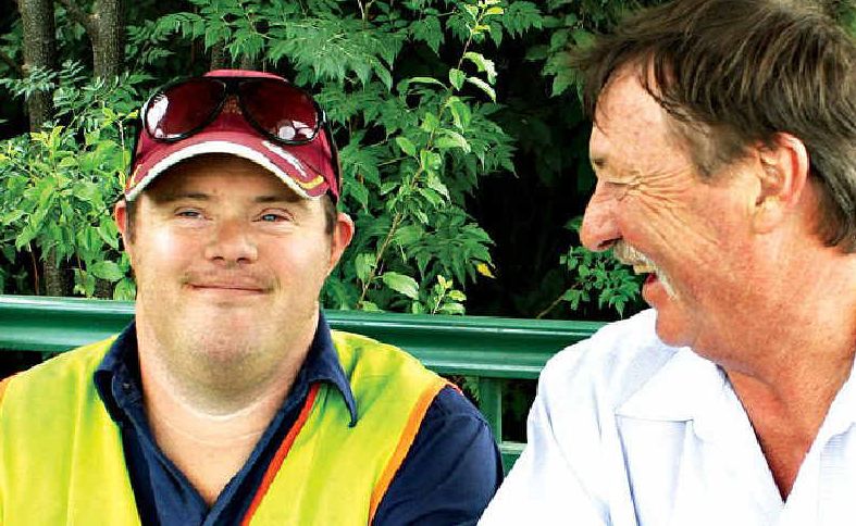 Warwick and District Disability Support Group chairman Peter Stacy, pictured with his son Leigh, is working hard to get improved disability facilities in the region. Warwick and District Disability Support Group chairman Peter Stacy, pictured with his son Leigh, is working hard to get improved disability facilities in the region.
